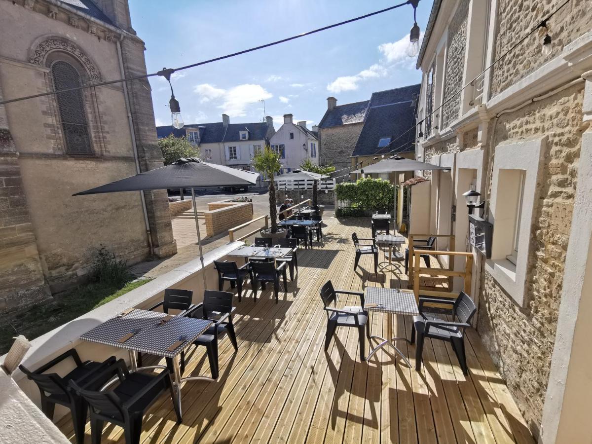 Hotel Restaurant Le Mulberry Arromanches Exteriör bild